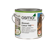 Однослойная масло-лазурь OSMO Einmal-Lasur HS Plus для деревянных фасадов, заборов, навесов, балконов и т.д.