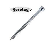 Саморез EUROTEC Terrasotec 5х50 мм из нержавеющей стали, марки A2, для монтажа палубной и террасной доски из различных пород дерева.